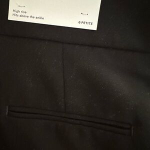 Black High Rise Pants